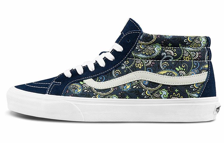 Sk8 Vans-Mid Reissue 'Paisley - Dress Blues'