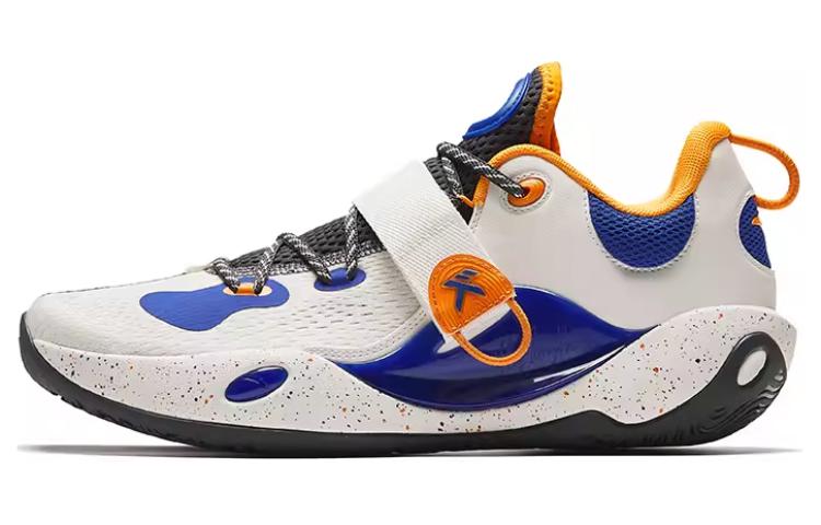 Anta Splash 6LITE Durable Breathable Low-Top Basketball Shoes Men's White Blue