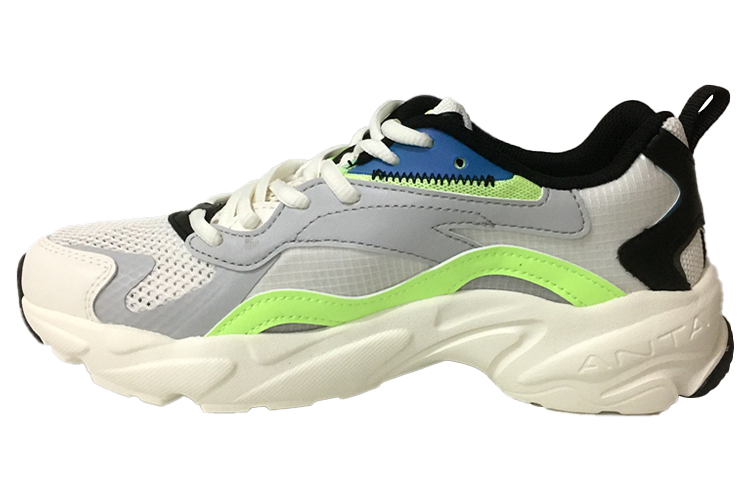 Anta Running Collection Anti Slip Wear Resistant Low Top Running Shoes Men's Microchip Gray
