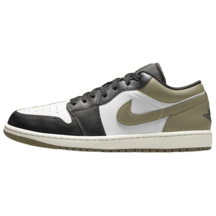 JORDAN 1 Low Black Toe Medium Olive