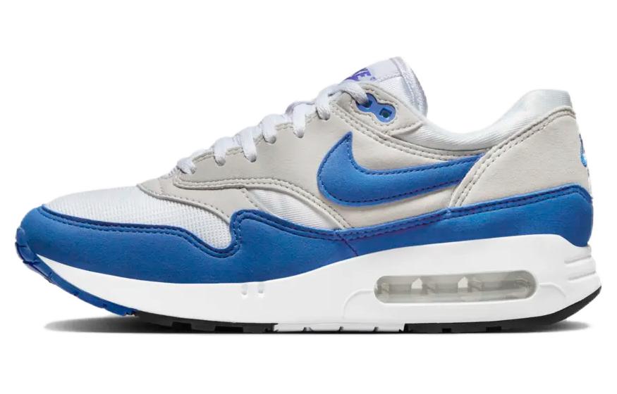 Nike Air Max 1 Повседневная обувь Low Top Серо-голубая Женская