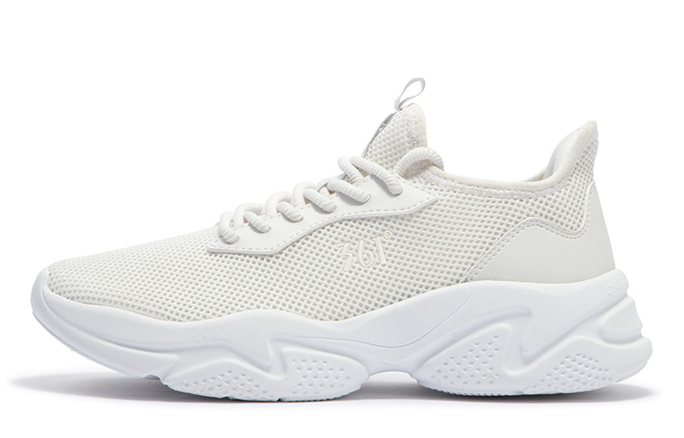 361° Slip Resistant, Abrasion Resistant, Breathable Low Top Casual Shoes Women's Gray White