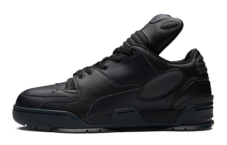 EQLZ EQUALIZER 1980 Vintage Basketball Shoes Unisex Low-Top Ghost Black