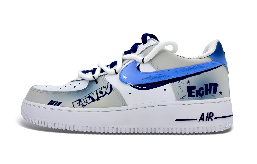 Nike Air Force 1 Wear-Resistant Low-Top Skateboard Shoes Men's White
