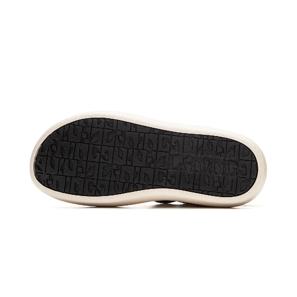 LiNing Puff Platform Thermal Abrasion Resistant Low Top Skateboard Shoes Women's Black White