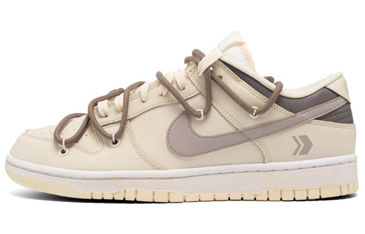 Nike Dunk Low Coconut Milk Low-Top Skateboard Shoes Men's Ecru Gray