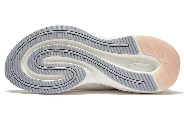 LiNing Cushioning Anti-Slip And Wear-Resistant Low-Top Running Shoes Women's White Pink Blue купить в интернет-магазине Yoocart с быстрой доставкой по России.