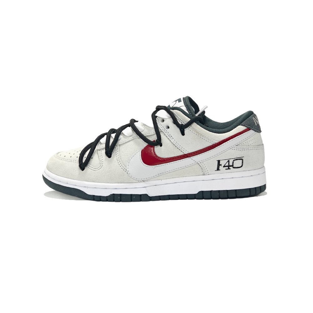 Nike Dunk Abrasion Resistant Low Top Skateboard Shoes Unisex Light Gray