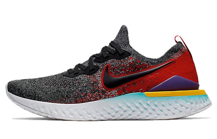 Nike Epic React Flyknit 2 'Black University Red'