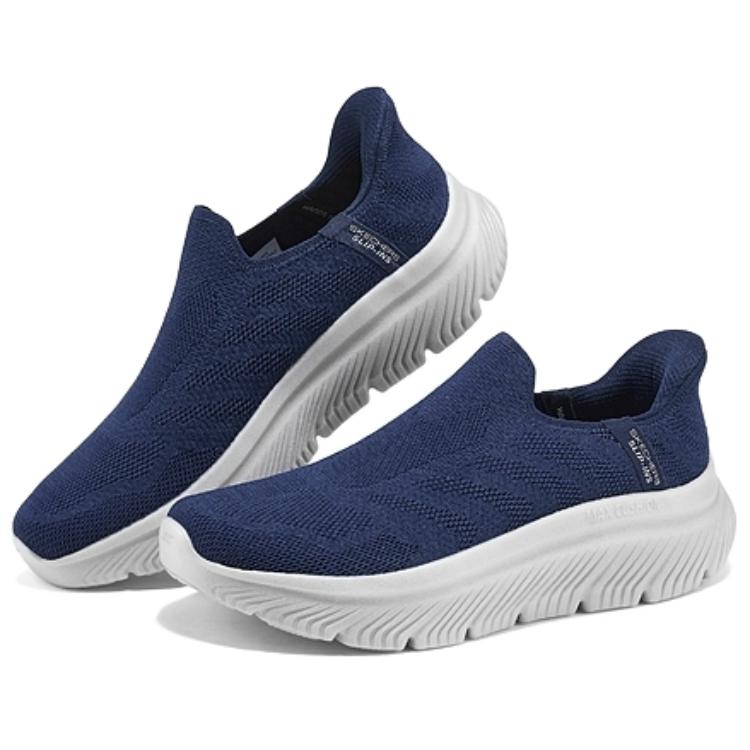 Skechers MEN'S GO WALK Low Top Casual Shoes Men's Marine Blue