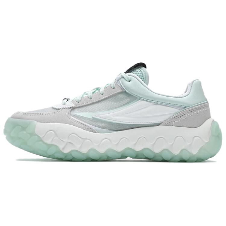 FILA Gara Abrasion Resistant Low Top Running Shoes Women's White Green