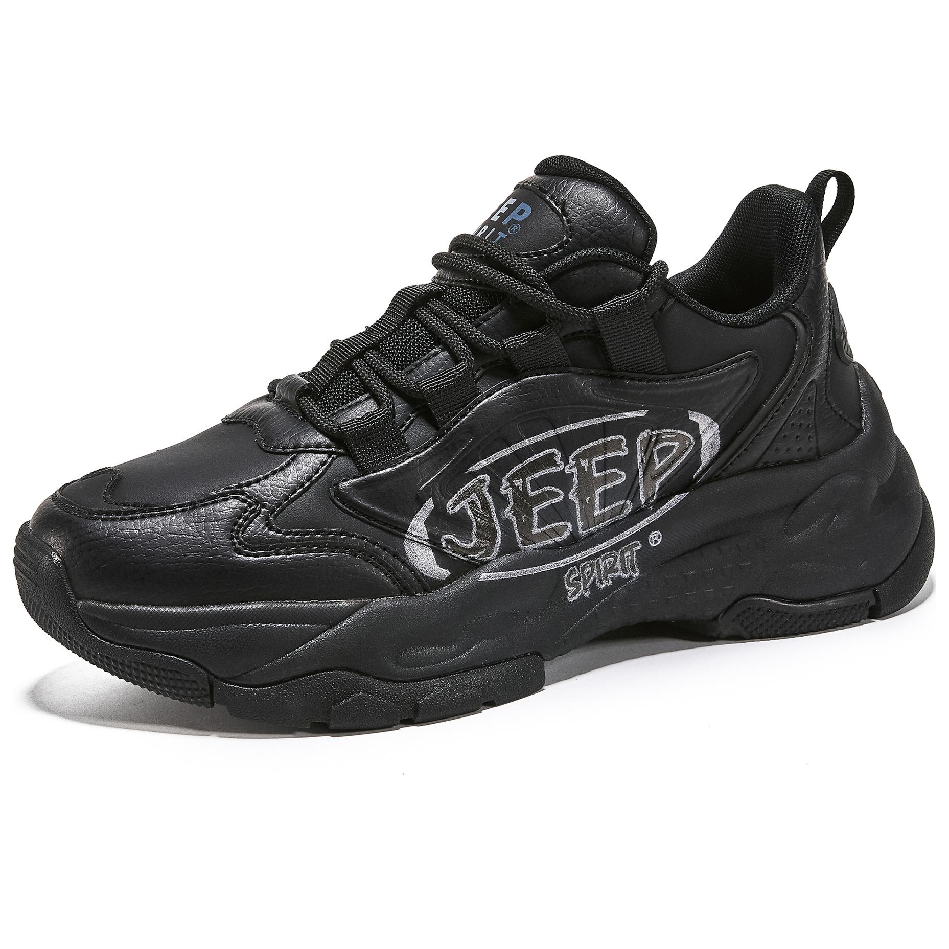 JEEP SPIRIT Low Top Casual Shoes Men's Graphite Black купить в интернет-магазине Yoocart с быстрой доставкой по России.