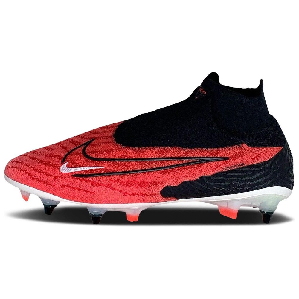 Nike Anti Slip Wear Resistant Soccer Shoes Men's Black Red