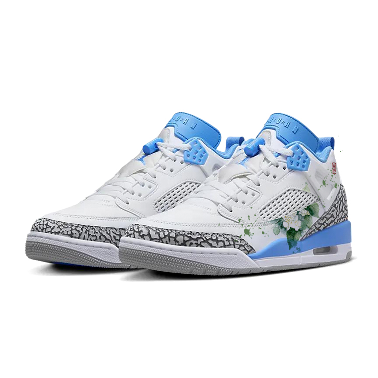 JORDAN Spizike Vintage Basketball Shoes Men's Low top Blue/White купить в интернет-магазине Yoocart с быстрой доставкой по России.
