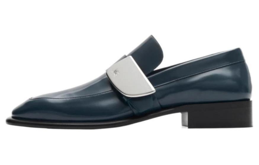 Burberry Shield Leather Loafers