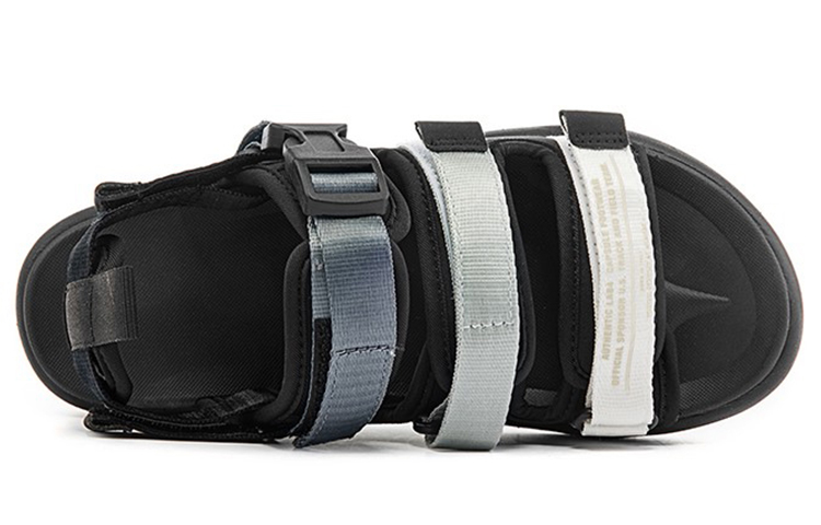 Kappa Beach Sandals Women's Black/White/Gray