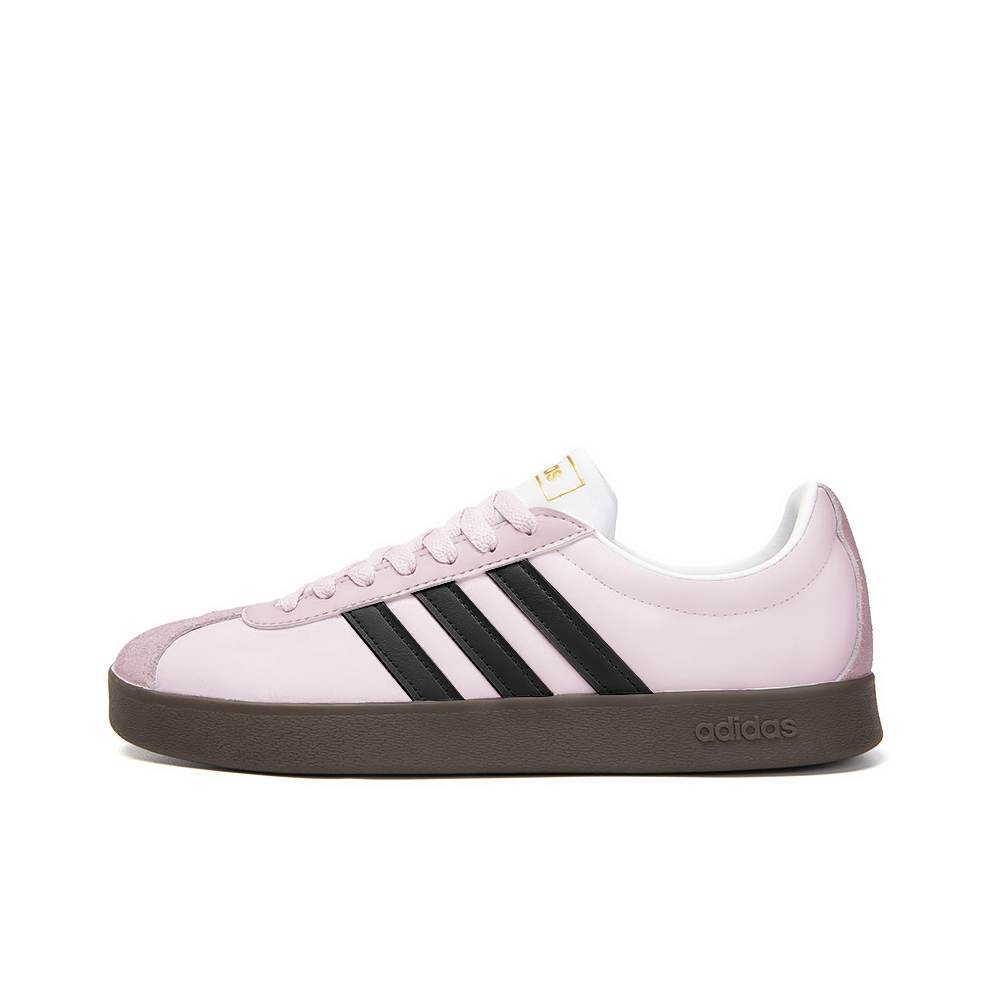 Adidas Neo VL Court 2.0 Non-slip Lightweight Low-Top Skateboard Shoes Unisex Pink