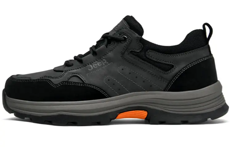 Jeep Low Top Outdoor Shoes Men's Black