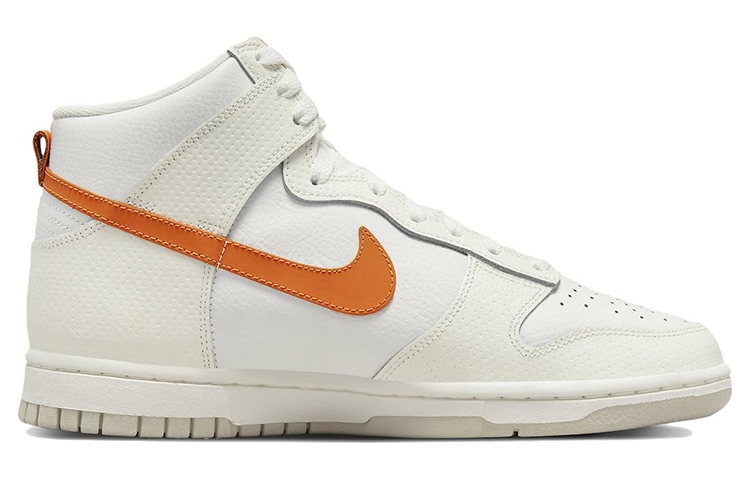 Nike Dunk High White Magma Orange Women's