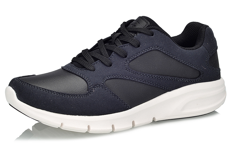 LiNing LN Bullet Shock Absorbers Low Top Running Shoes Women's Black Blue