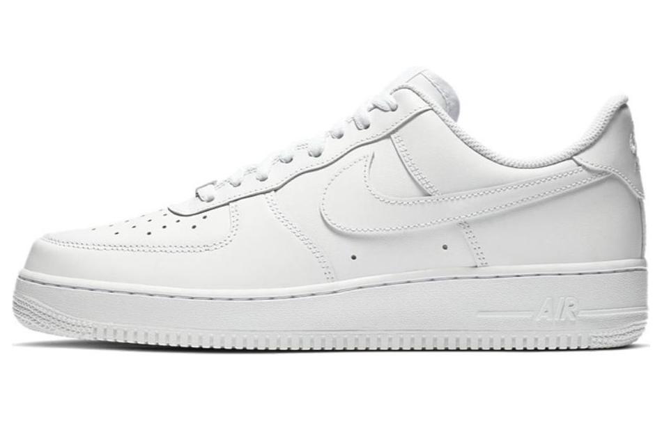 Nike Air Force 1 Coverage Low Top Skateboard Shoes Women's Pink White