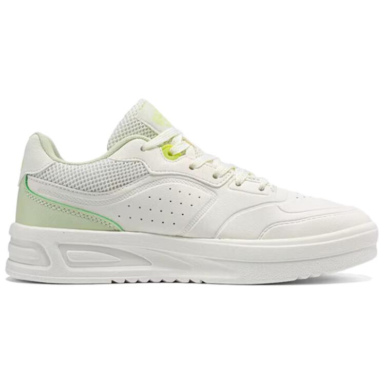 361° Anti Slip Wear Resistant Low Top Skateboard Shoes Women's White Green купить в интернет-магазине Yoocart с быстрой доставкой по России.