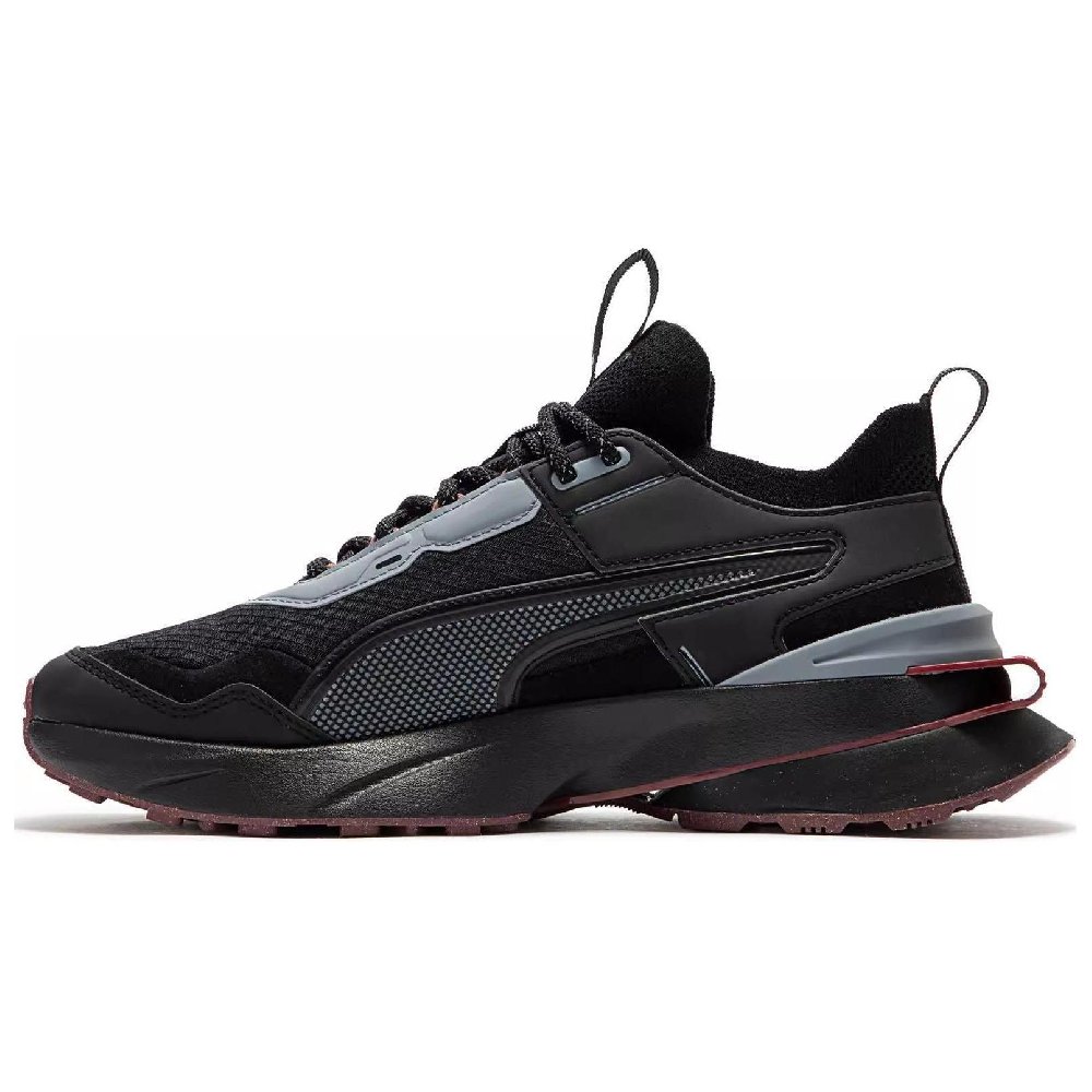 PUMA Pwrframe Series Low Top Casual Shoes Unisex Black, Gray