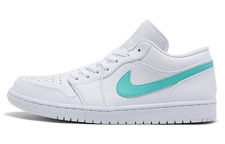 Jordan 1 Low White Multi-Color Swoosh