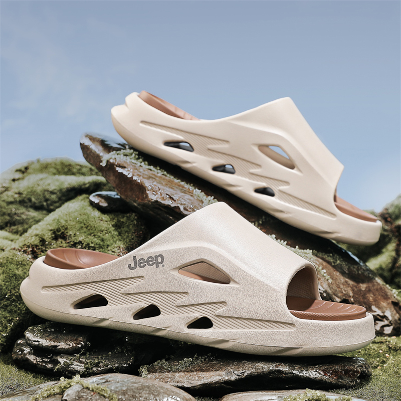 Jeep EVA Cushioning Slide Slippers Unisex купить в интернет-магазине Yoocart с быстрой доставкой по России.