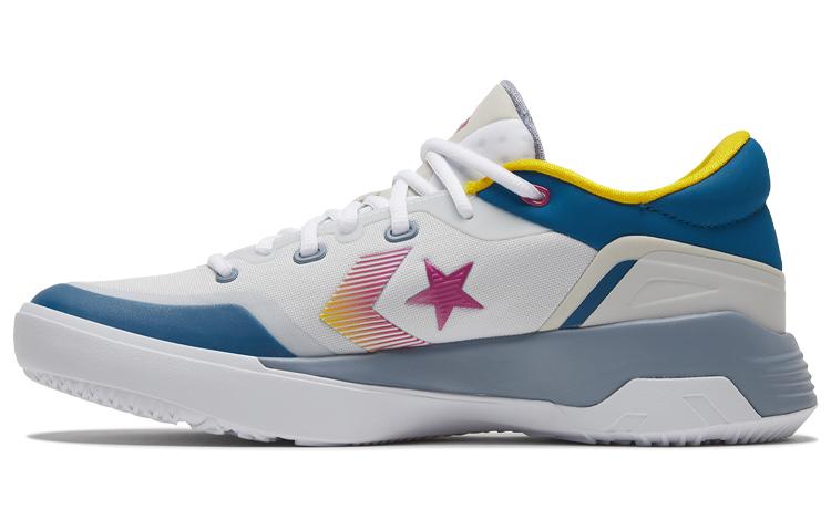 Converse G4 Basketball Shoes White Blue