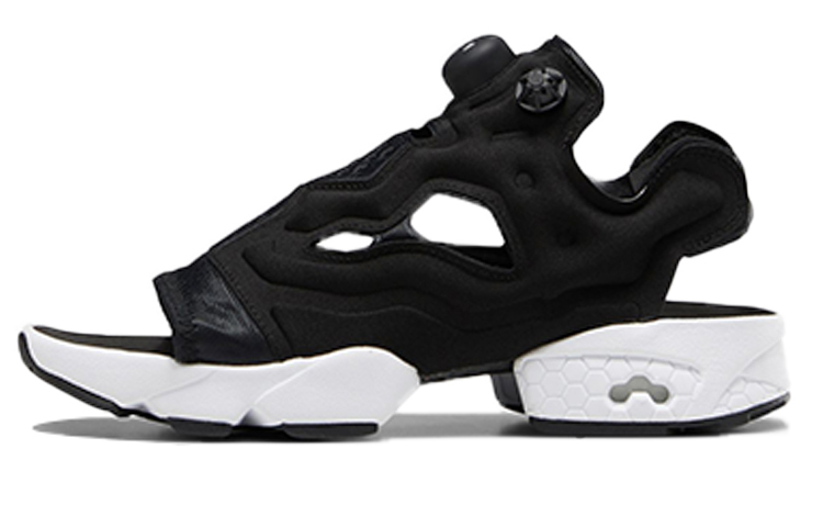 Reebok Instapump Fury Sports Sandals 'Black White' Women's