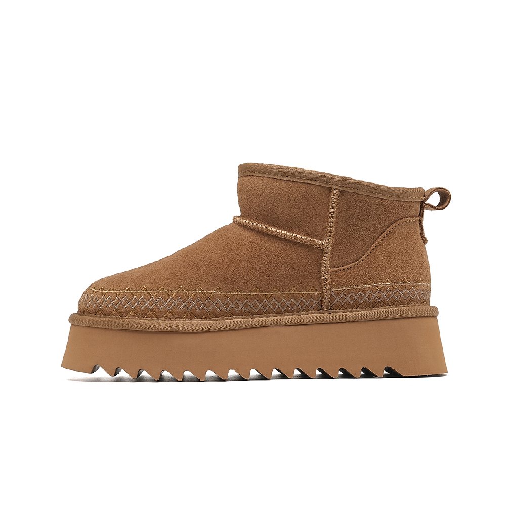 EBLAN Snow Boots Women's Chestnut