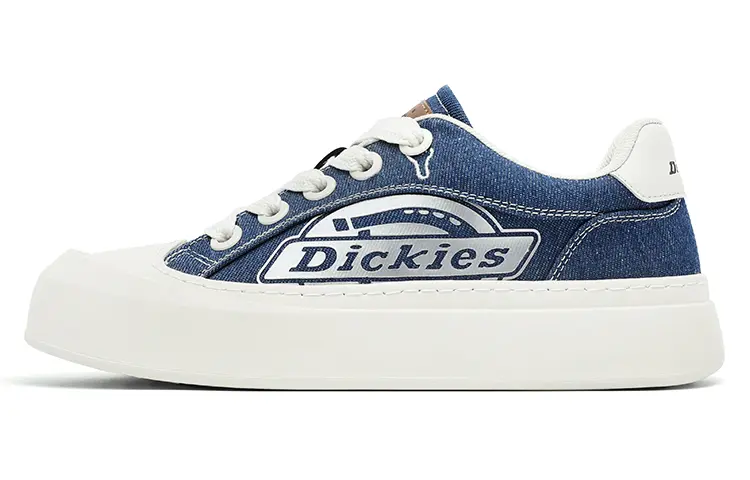 Dickies 100th Anniversary Low Top Canvas Shoes Men's Marine Blue