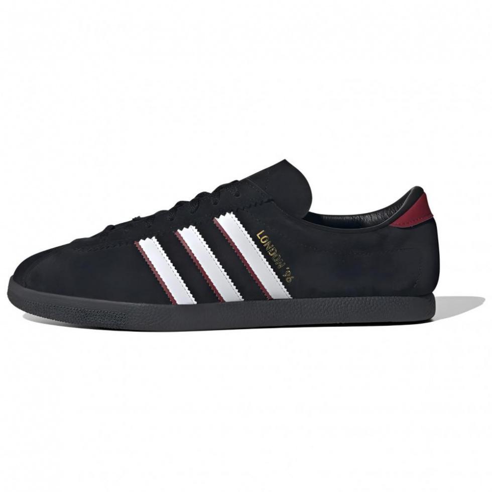 Adidas Originals London 96 Core Black Better Scarlet