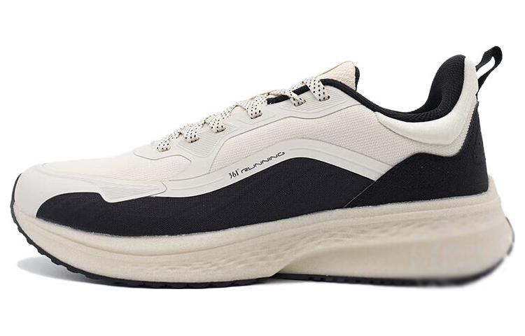 361° Cushioning Slip Resistant Low Top Running Shoes Men's White Black
