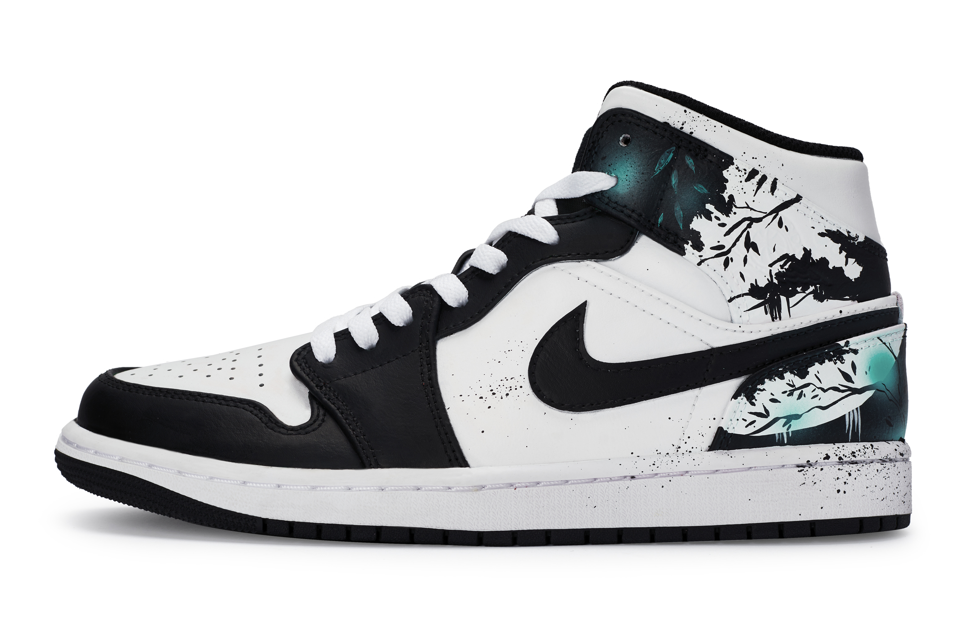 Jordan Air Jordan 1 Vintage Basketball Shoes Women's Mid top Blue Green купить в интернет-магазине Yoocart с быстрой доставкой по России.