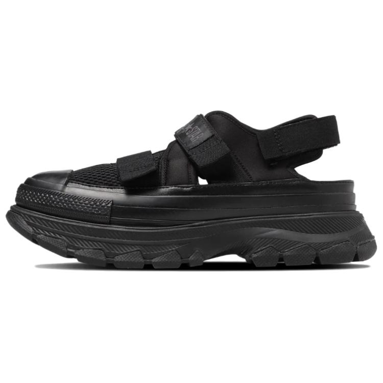 Converse All Star Trekwave Sandals OX Beach Sandals Unisex Black Japan Version