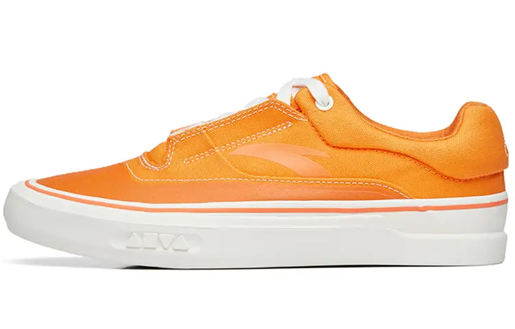 Anta Ao Li CVS Slip Resistant Abrasion Resistant Low top Skateboard Shoes Women's Sunset Orange
