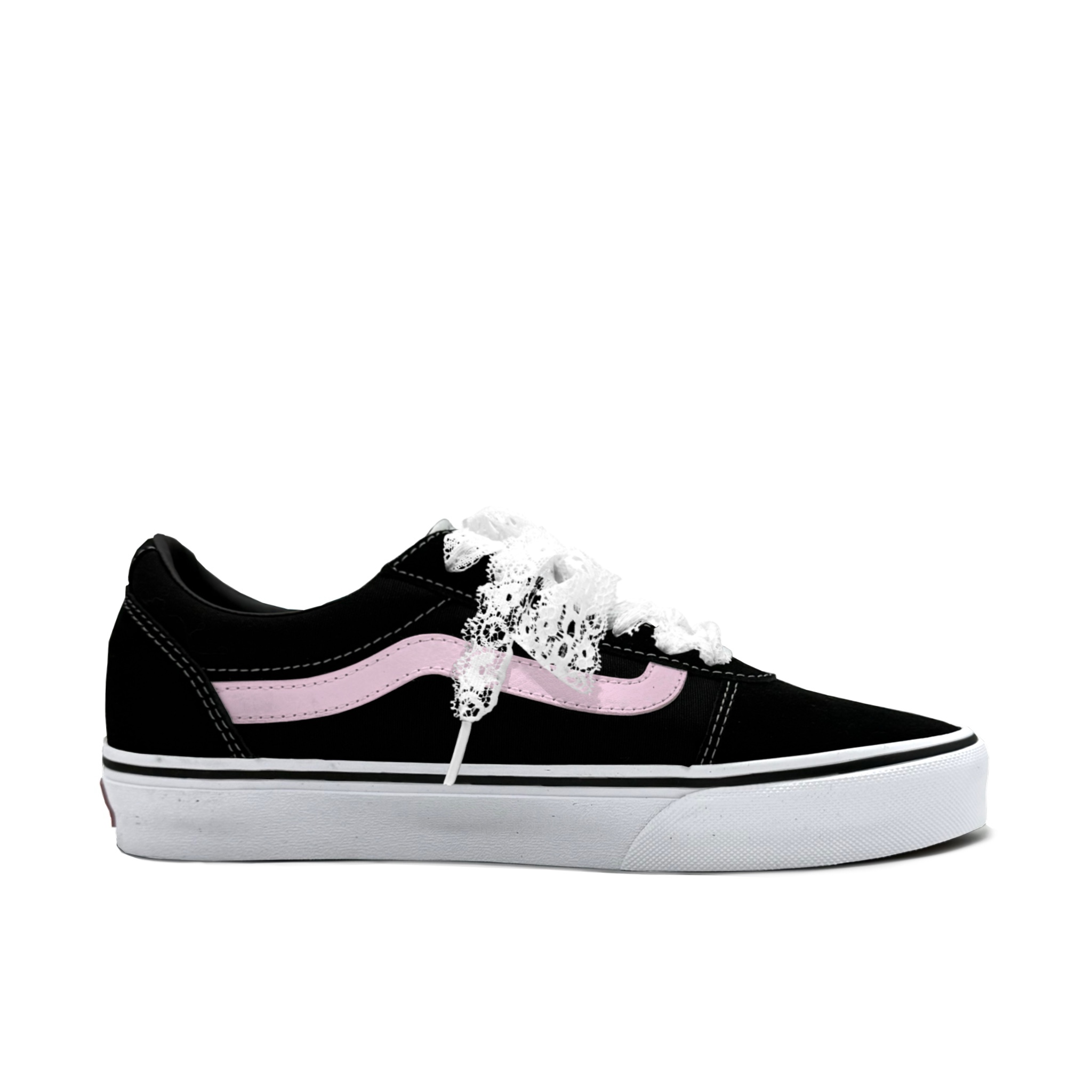 Vans Ward Abrasion Resistant Low Top Skateboard Shoes Women's Pink