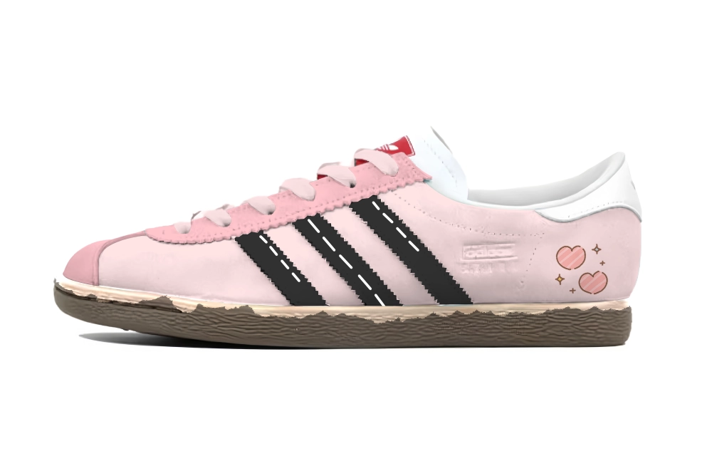 Adidas Originals Stadt Berry Sweetheart Low top German Army Trainers Unisex Pink