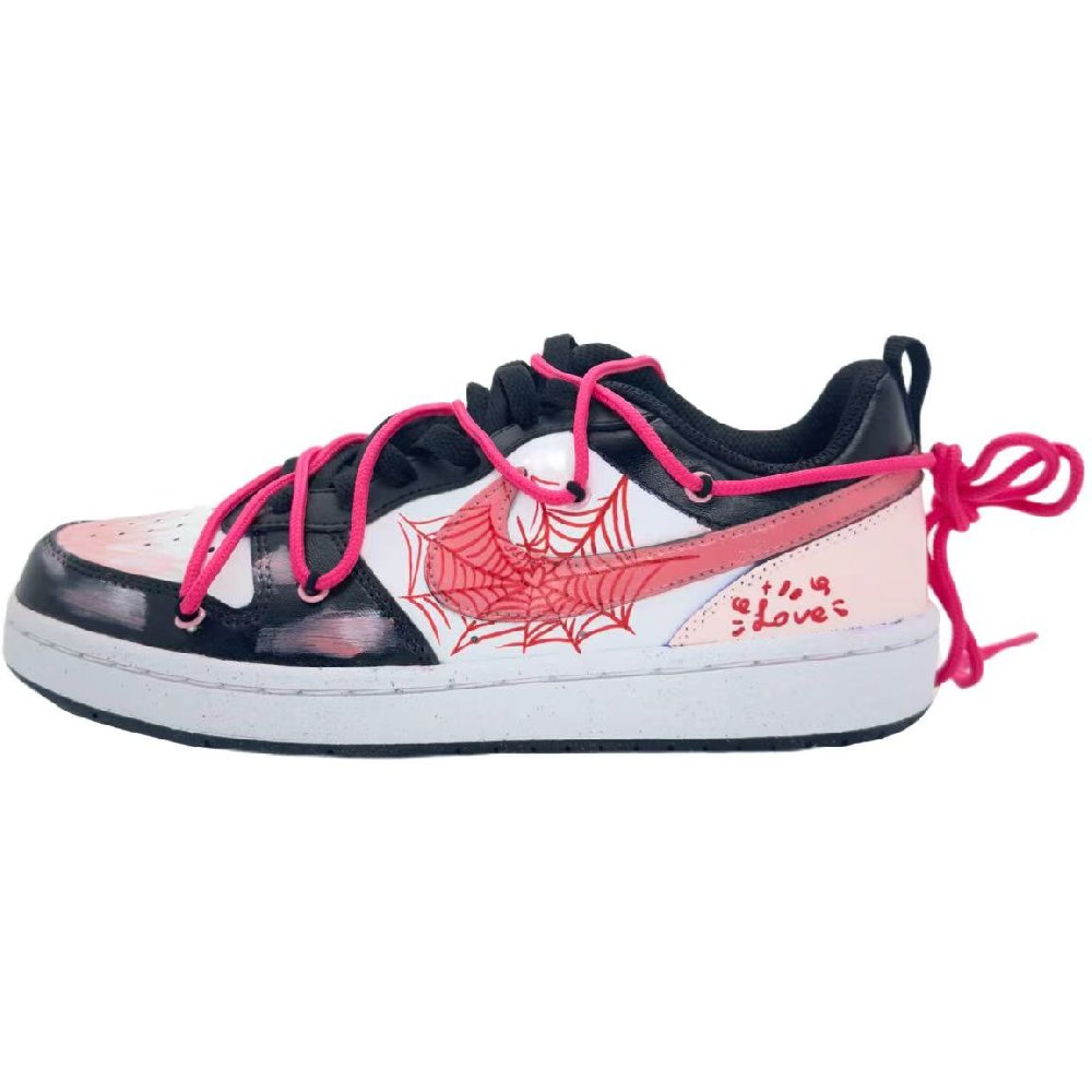 Nike Court Borough Abrasion Resistant Low Top Skateboard Shoes Women's Pink