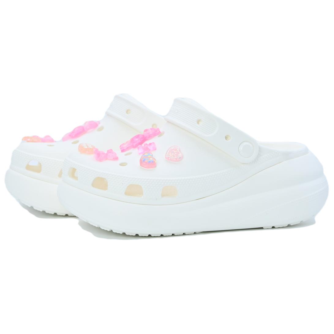 Crocs Crush Clog Clogs Unisex White Pink
