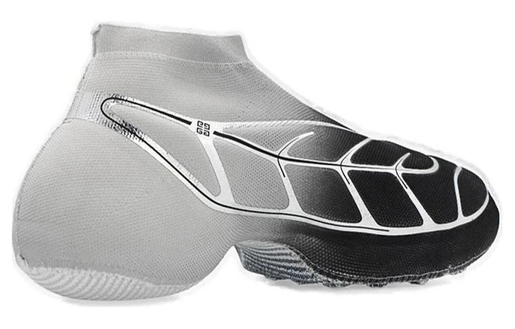 Givenchy TK 360 Plus Mid Sneaker Black Grey