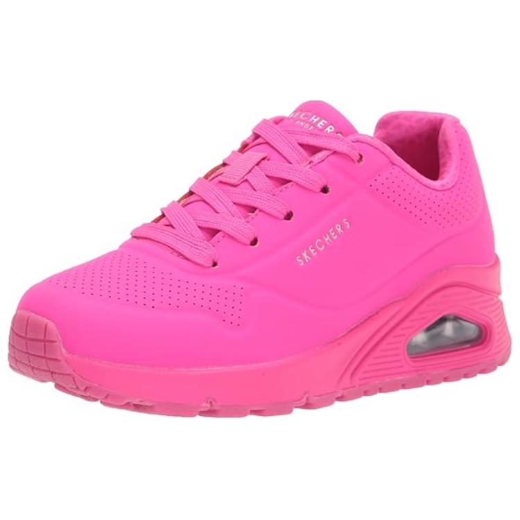 Skechers Uno Anti-Slip Wear-Resistant Low-Top Casual Shoes Women's Pink