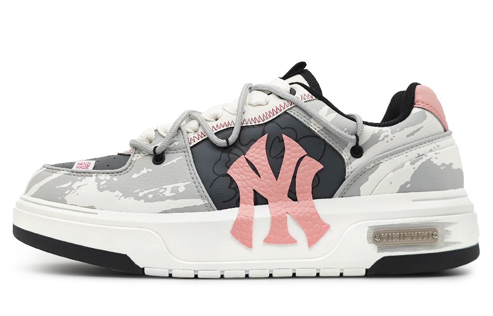 MLB Chunky Liner Skateboard Shoes Unisex Low-Top Pink/Black/Gray