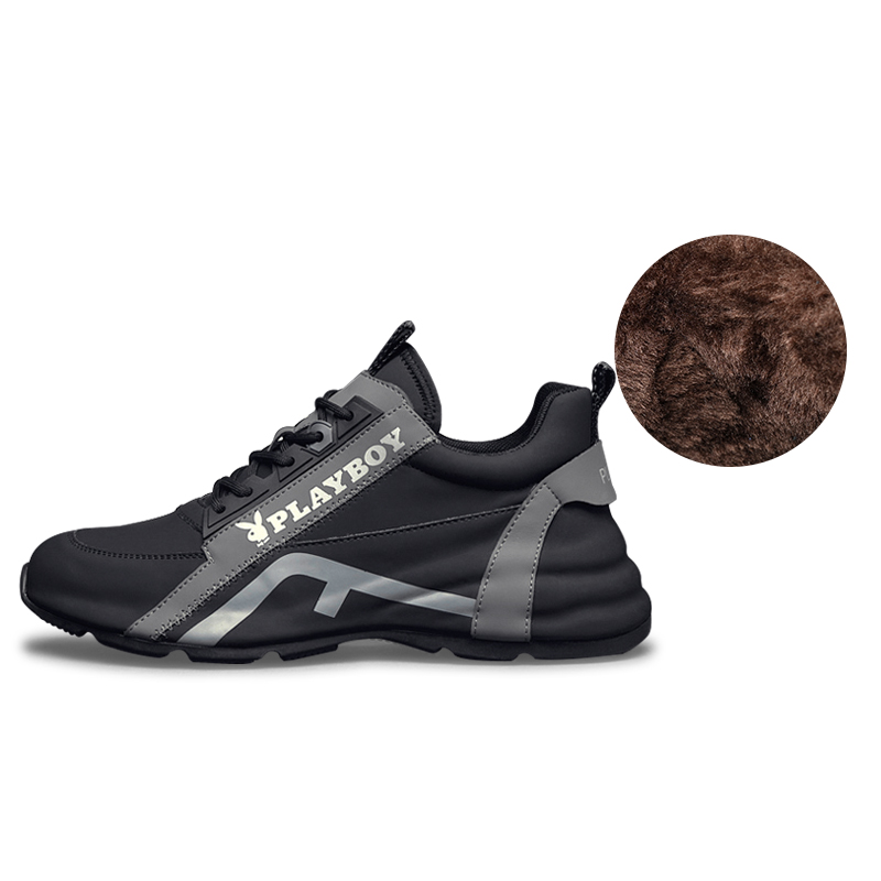 Playboy Lightweight Warm Coverage Low-Top Casual Shoes Men's