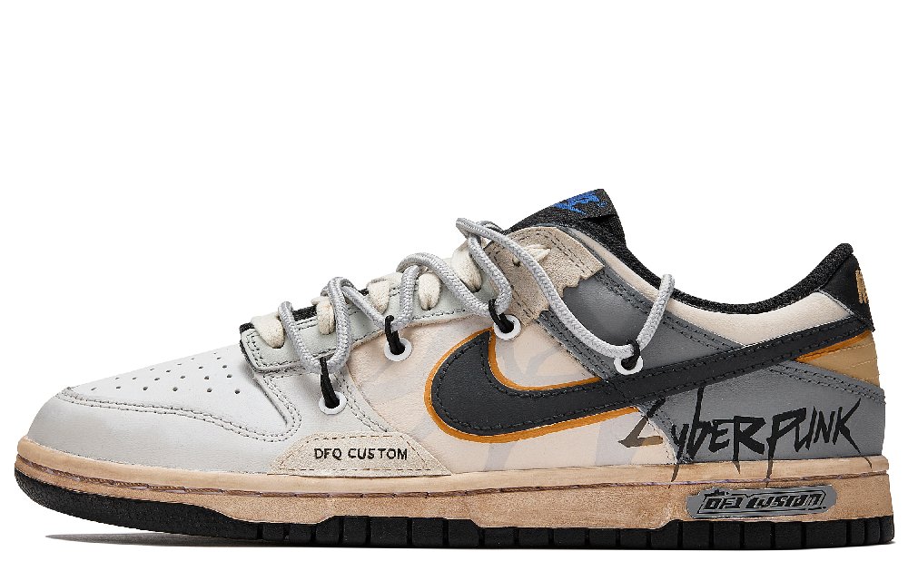 Nike Dunk Skateboard Shoes Women's Low-Top Black/Brown