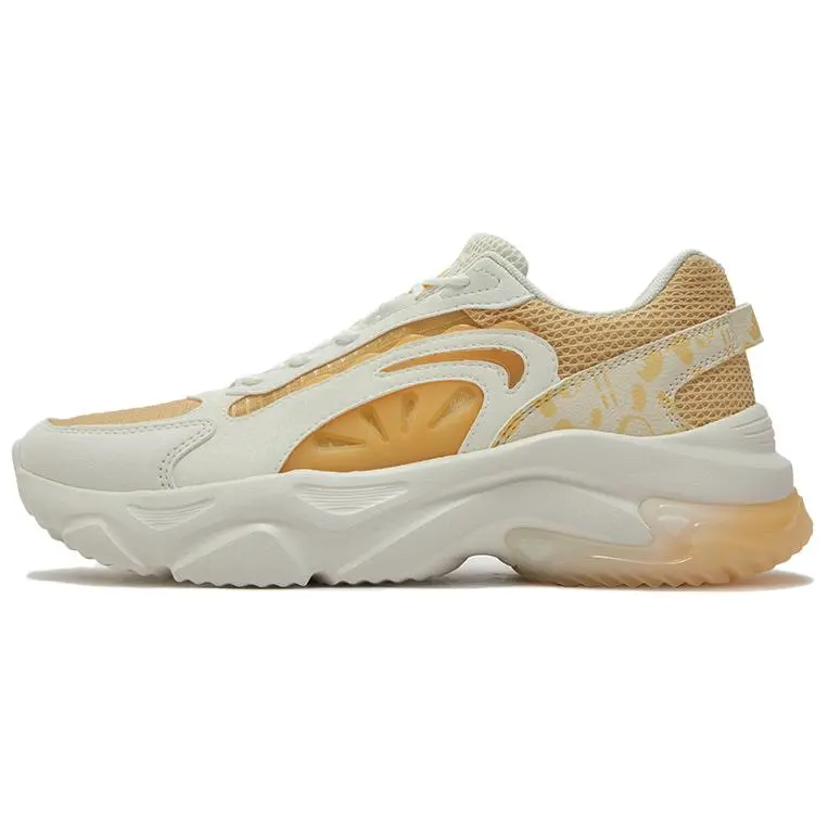 361° Abrasion Resistant Support Lightweight Low Top Casual Shoes Women's White Beige