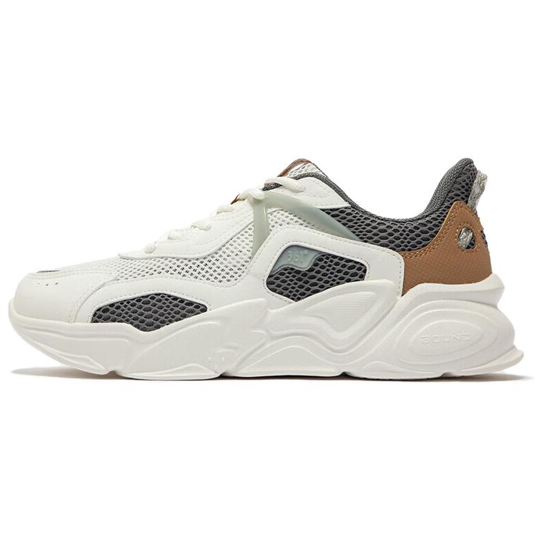 361° Chunky Sneakers Men Low-Top White Gray Brown
