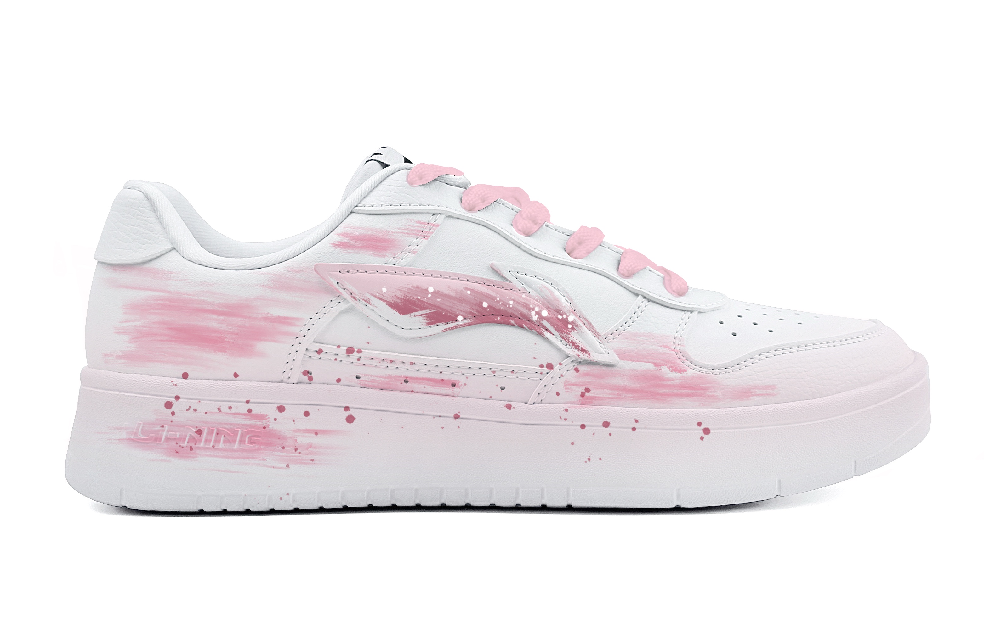 LiNing Pontoon Boats Abrasion Resistant Low top Skateboard Shoes Unisex Blue Pink купить в интернет-магазине Yoocart с быстрой доставкой по России.